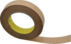 3M - 60 Yds. Long x 1" Wide, High Strength Acrylic Adhesive Transfer Tape - Paper Liner, 2 mil Thick - USA Tool & Supply