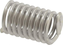 Heli-Coil - #10-24 UNC, 0.475" OAL, Free Running Helical Insert - 9-1/4 Free Coils, Tanged, 304 Stainless Steel, Bright Finish, 2-1/2D Insert Length - USA Tool & Supply