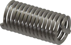 Heli-Coil - 5/16-18 UNC, 0.938" OAL, Free Running Helical Insert - 14-5/8 Free Coils, Tanged, 304 Stainless Steel, Bright Finish, 3D Insert Length - USA Tool & Supply