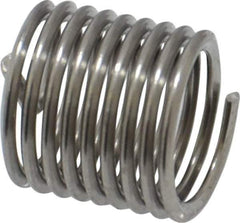 Heli-Coil - 5/16-24 UNF, 0.469" OAL, Free Running Helical Insert - 8-7/8 Free Coils, Tanged, 304 Stainless Steel, Bright Finish, 1-1/2D Insert Length - USA Tool & Supply