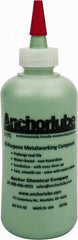 Made in USA - Anchorlube G-771, 8 oz Bottle Cutting Fluid - Water Soluble, For Broaching, Counterboring, Drawing, Drilling, Engraving, Fly-Cutting, Hole Extruding, Milling, Piercing, Punching, Sawing, Seat Forming, Spot Facing, Tapping - USA Tool & Supply