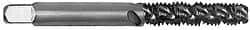Hertel - #8-32 UNC, 3 Flute, 52° Helix, Bottoming Chamfer, Bright Finish, High Speed Steel Spiral Flute STI Tap - 2-3/8" OAL - Exact Industrial Supply