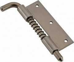 Made in USA - 1" Wide x 1/16" Thick, Hinge - Stainless Steel, Polished Finish - USA Tool & Supply