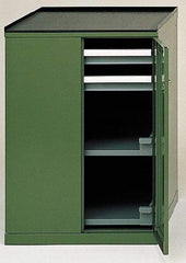 LISTA - 2 Drawer Machine Accessory Cabinet - 28-1/4 Inches Wide x 39-3/8 Inches High x 29-1/2 Inches Deep, 5,000 Lbs. Load Capacity - USA Tool & Supply