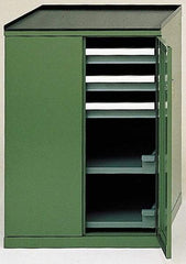 LISTA - 3 Drawer Machine Accessory Cabinet - 28-1/4 Inches Wide x 39-3/8 Inches High x 29-1/2 Inches Deep, 5,000 Lbs. Load Capacity - USA Tool & Supply