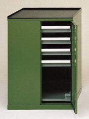 LISTA - 4 Drawer Machine Accessory Cabinet - 28-1/4 Inches Wide x 39-3/8 Inches High x 29-1/2 Inches Deep, 5,000 Lbs. Load Capacity - USA Tool & Supply