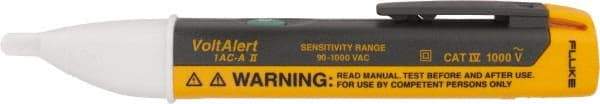 Fluke - 1,000 VAC to 90 VAC, Voltage Tester - LED Display, 405 Hz, AAA Power Supply - USA Tool & Supply