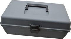 Flambeau - 1 Compartment Utility Tool Box - 11-1/8" Wide x 5-3/4" Deep x 4" High, Copolymer Resin, Gray - USA Tool & Supply