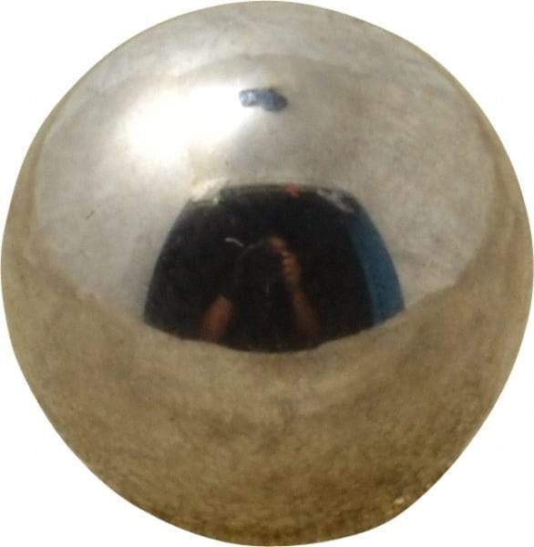 Value Collection - 13/32 Inch Diameter, Grade 25, Chrome Steel Ball - 62 to 66 C Hardness, 0.00005 Inch Diameter Deviation, 0.000025 Inch Sphericity - USA Tool & Supply