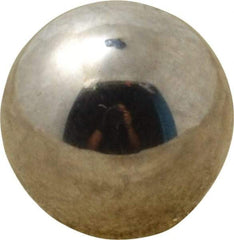 Value Collection - 13/32 Inch Diameter, Grade 25, Chrome Steel Ball - 62 to 66 C Hardness, 0.00005 Inch Diameter Deviation, 0.000025 Inch Sphericity - USA Tool & Supply