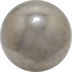 Value Collection - 5/8 Inch Diameter, Grade 25, Chrome Steel Ball - 62 to 66 C Hardness, 0.00005 Inch Diameter Deviation, 0.000025 Inch Sphericity - USA Tool & Supply