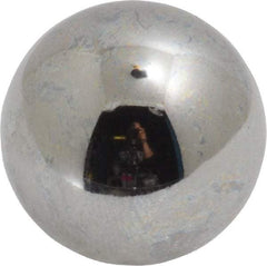 Value Collection - 3/4 Inch Diameter, Grade 25, Chrome Steel Ball - 62 to 66 C Hardness, 0.00005 Inch Diameter Deviation, 0.000025 Inch Sphericity - USA Tool & Supply