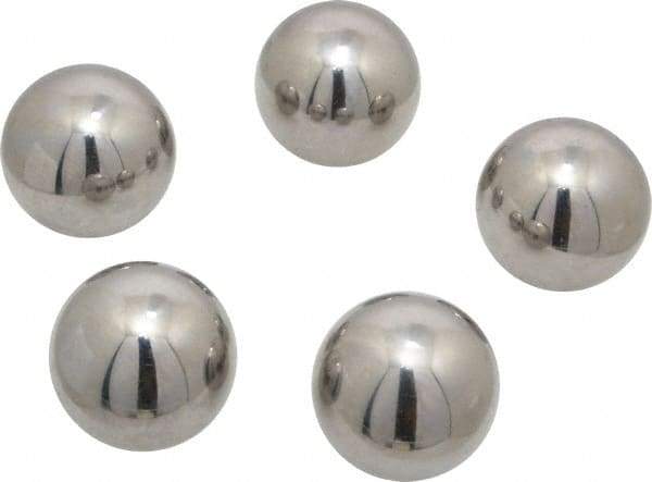 Value Collection - 1-3/16 Inch Diameter, Grade 25, Chrome Steel Ball - 62 to 66 C Hardness, 0.00005 Inch Diameter Deviation, 0.000025 Inch Sphericity - USA Tool & Supply