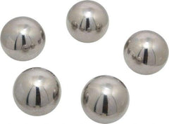 Value Collection - 1-3/16 Inch Diameter, Grade 25, Chrome Steel Ball - 62 to 66 C Hardness, 0.00005 Inch Diameter Deviation, 0.000025 Inch Sphericity - USA Tool & Supply