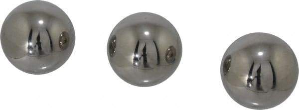 Value Collection - 1-1/2 Inch Diameter, Grade 50, Chrome Steel Ball - 62 to 66 C Hardness, 0.00005 Inch Diameter Deviation, 0.000025 Inch Sphericity - USA Tool & Supply