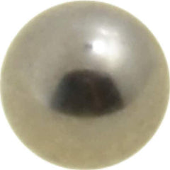 Value Collection - 3 mm Diameter, Grade 25, Chrome Steel Ball - 62 to 66 C Hardness, 0.00005 Inch Diameter Deviation, 0.000025 Inch Sphericity - USA Tool & Supply