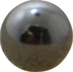 Value Collection - 3.5 mm Diameter, Grade 25, Chrome Steel Ball - 62 to 66 C Hardness, 0.00005 Inch Diameter Deviation, 0.000025 Inch Sphericity - USA Tool & Supply