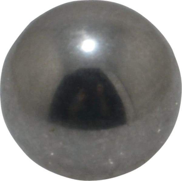 Value Collection - 7/16 Inch Diameter, Grade 100, 440-C Stainless Steel Ball - 57 - 61 C Hardness, 0.0005 Inch Sphericity, 0.0005 Inch Diameter Deviation - USA Tool & Supply