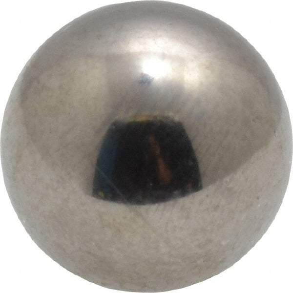 Value Collection - 5/8 Inch Diameter, Grade 100, 440-C Stainless Steel Ball - 57 - 61 C Hardness, 0.0005 Inch Sphericity, 0.0005 Inch Diameter Deviation - USA Tool & Supply