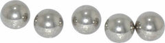 Value Collection - 1/4 Inch Diameter, Grade 100, 316 Stainless Steel Ball - 40 - 45 C Hardness, 0.0001 Inch Sphericity, 0.0001 Inch Diameter Deviation - USA Tool & Supply