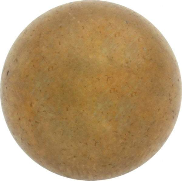 Value Collection - 1/2 Inch Diameter Brass Ball - 0.0002 Inch Sphericity, Grade 200, 75 to 87 B Hardness - USA Tool & Supply