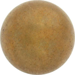 Value Collection - 1/2 Inch Diameter Brass Ball - 0.0002 Inch Sphericity, Grade 200, 75 to 87 B Hardness - USA Tool & Supply