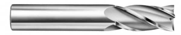 SGS - 9/32", 3/4" LOC, 5/16" Shank Diam, 2-1/2" OAL, 4 Flute, Solid Carbide Square End Mill - USA Tool & Supply