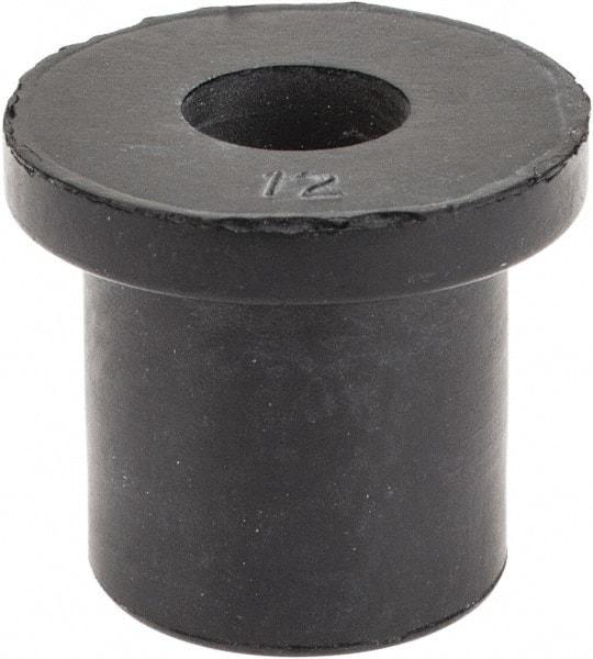 RivetKing - 5/16-18, 7/8" Diam x 1/8" Thick Flange, Rubber Insulated Rivet Nut - UNC Thread, Rubber, 9/16" Body Diam, 0.725" OAL - USA Tool & Supply