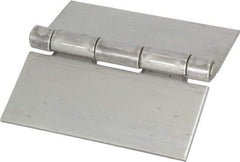 Value Collection - 4" Long x 4" Wide x 0.12" Thick, 316 Stainless Steel Commercial Hinge - 0.25" Pin Diam - USA Tool & Supply