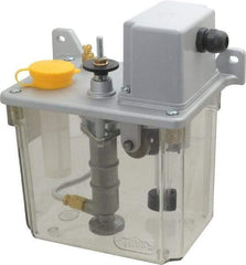 Trico - 2 L Reservoir Capacity, 3 - 6 cm Output per Cycle, 12-24 cm Output per Hour, Electric Central Lubrication System - 15 Min Interval Between Cycles, 130mm Wide x 225mm High, 110 Volts, Oil, 5/16-24 Outlet Thread - USA Tool & Supply