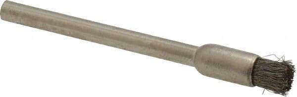 Osborn - 3/16" Brush Diam, End Brush - 1/8" Diam Shank, 25,000 Max RPM - USA Tool & Supply