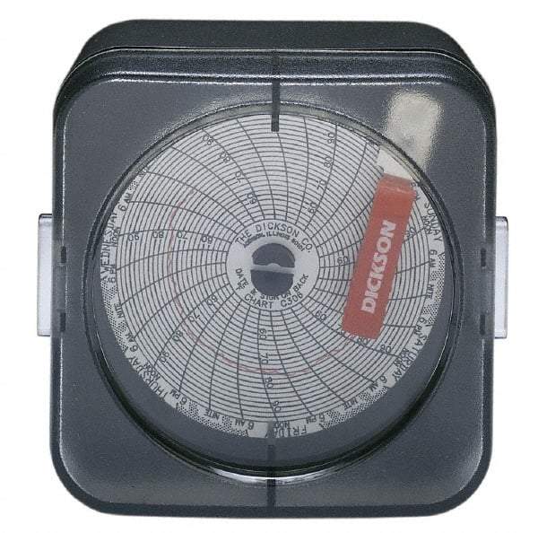 Dickson - 50 to 96°F, 24 Hour Recording Time Chart - 3 Inch Diameter, Use with Sc3 Recorders - USA Tool & Supply