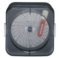 Dickson - 25 to 50°F, 24 Hour Recording Time Chart - 3 Inch Diameter, Use with Sc3 Recorders - USA Tool & Supply