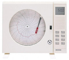 Dickson - 32 to 122°F, 24 Hour Recording Time Chart - 8 Inch Diameter, Use with Esx Recorders - USA Tool & Supply