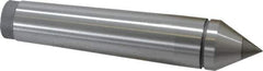 Value Collection - 0.95" Head Diam, Carbide-Tipped Steel Standard Point Solid Dead Center - 3MT Morse Taper, 0.95" Point Diam, 4.92" OAL - USA Tool & Supply