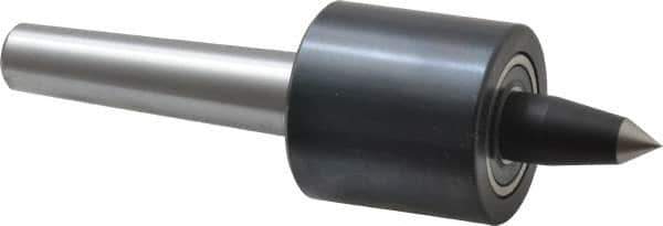 Riten - MT2 Taper Shank, 1-5/8" Head Diam 1,000 Lb Capacity Live Center - 2,500 Max RPM, 1-5/8" Head Length, 3/8" Point Diam, 1-1/4" Point Len, 300 Lb Max Workpc, Tracer Point - USA Tool & Supply