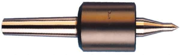 Riten - MT2 Taper Shank, 1-3/4" Head Diam 4,600 Lb Capacity Live Center - 5,000 Max RPM, 2-3/8" Head Length, 3/8" Point Diam, 1-3/4" Point Len, 750 Lb Max Workpc, Tracer Point - USA Tool & Supply