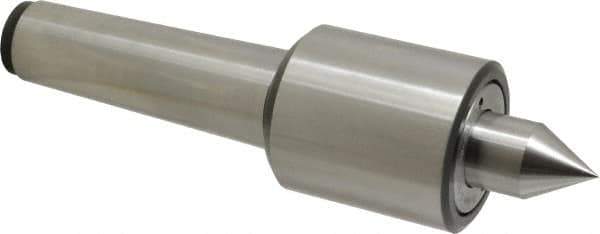 Riten - MT5 Taper Shank, 2-7/8" Head Diam 9,000 Lb Capacity Live Center - 5,500 Max RPM, 3-3/16" Head Length, 1-1/4" Point Diam, 2" Point Len, 4,400 Lb Max Workpc, Standard Point - USA Tool & Supply