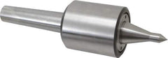 Riten - MT4 Taper Shank, 2-7/8" Head Diam 1,100 Lb Capacity Live Center - 5,500 Max RPM, 3-5/16" Head Length, 1/2" Point Diam, 2-1/2" Point Len, 1,100 Lb Max Workpc, 15/16" Tip Diam, Long Point - USA Tool & Supply