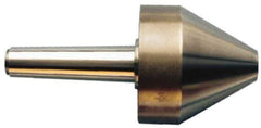 Riten - MT6 Taper Shank, 9" Head Diam 14,000 Lb Capacity Live Center - 6-5/8" Head Length, 4" Point Diam, 6-5/8" Point Len, 12,000 Lb Max Workpc, Bull Nose Point - USA Tool & Supply