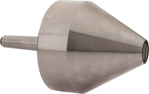 Riten - MT2 Taper Shank, 4" Head Diam 8,000 Lb Capacity Live Center - 4-9/32" Head Length, 1" Point Diam, 4.2813" Point Len, 2,000 Lb Max Workpc, Bull Nose Point - USA Tool & Supply