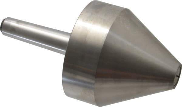 Riten - MT3 Taper Shank, 4" Head Diam 8,000 Lb Capacity Live Center - 4-9/32" Head Length, 1" Point Diam, 4.2813" Point Len, 3,800 Lb Max Workpc, Bull Nose Point - USA Tool & Supply