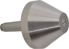 Riten - MT4 Taper Shank, 5" Head Diam 8,000 Lb Capacity Live Center - 3-13/16" Head Length, 2" Point Diam, 3-13/16" Point Len, 4,800 Lb Max Workpc, Bull Nose Point - USA Tool & Supply