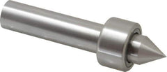 Riten - Straight Shank, 1-1/4" Head Diam 1,500 Lb Capacity Live Center - 1,000 Max RPM, 3/4" Long Case, 1/2" Point Diam, 9/16" Point Len, 440 Lb Max Workpiece, Standard Point - USA Tool & Supply