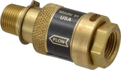 Coilhose Pneumatics - 3/8" Pipe, FNPT x MNPT, Brass Lockout Valve - 150 Max psi, Brass Sleeve - USA Tool & Supply