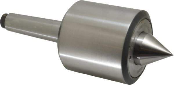 Riten - MT4 Taper Shank, 3-3/4" Head Diam 10,900 Lb Capacity Live Center - 4,000 Max RPM, 3-27/32" Head Length, 1.6563" Point Diam, 1-3/4" Point Len, 4,800 Lb Max Workpc, Standard Point - USA Tool & Supply