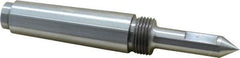 Riten - 1/2" Head Diam, Steel Long Point Solid Dead Center - 3MT Morse Taper, 1/2" Point Diam, 2" Point Length - USA Tool & Supply