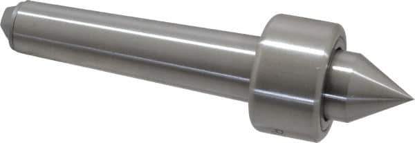 Riten - MT2 Taper Shank, 1-1/4" Head Diam 1,500 Lb Capacity Live Center - 1,000 Max RPM, 3/4" Head Length, 3/4" Point Diam, 13/16" Point Len, 400 Lb Max Workpc, Standard Point - USA Tool & Supply