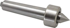 Riten - MT4 Taper Shank, 2-1/8" Head Diam 6,750 Lb Capacity Live Center - 1,000 Max RPM, 1-3/16" Head Length, 1" Point Diam, 1" Point Len, 1,800 Lb Max Workpc, Standard Point - USA Tool & Supply