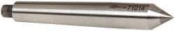 Riten - 0.475" Head Diam, Carbide-Tipped Steel Standard Point Half Dead Center - 1MT Morse Taper, 0.475" Point Diam, 3-5/16" OAL - USA Tool & Supply